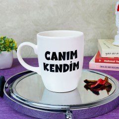 Canım Kendim Tasarımlı Beyaz Kupa