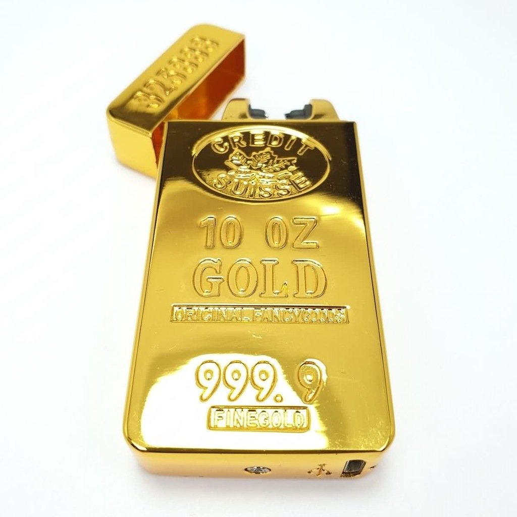 Gold İnce Elektronik Şarjlı Çakmak