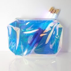 Renkli Şeffaf Hologram Kalemlik Makyaj Çantası