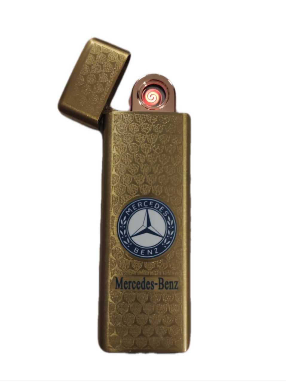 Mercedes Benz Metal Gold Elektronik Şarjlı Çakmak