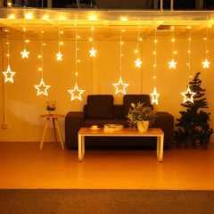 Yıldız Perde Led Işıklar Animasyonlu