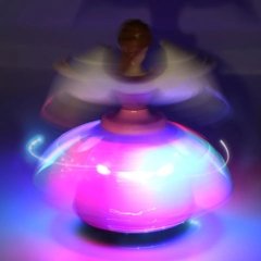 Müzikli Projektörlü Dans Eden Kanatları Açılan Oyuncak Peri Angel Girl