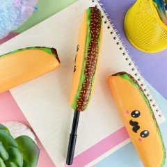 Squishy Jel Kalem Bıyıklı Taco Sukuşi