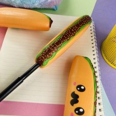 Squishy Jel Kalem Bıyıklı Taco Sukuşi