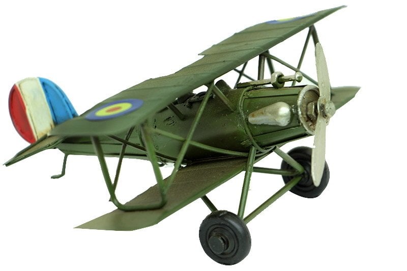 Keşif Uçağı Dekoratif Metal Uçak Çift Kanatlı