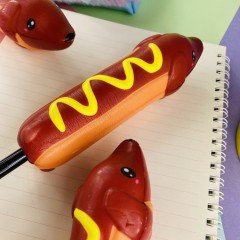 Squishy Jel Kalem Sosisli Köpek Hot Dog Sukuşi