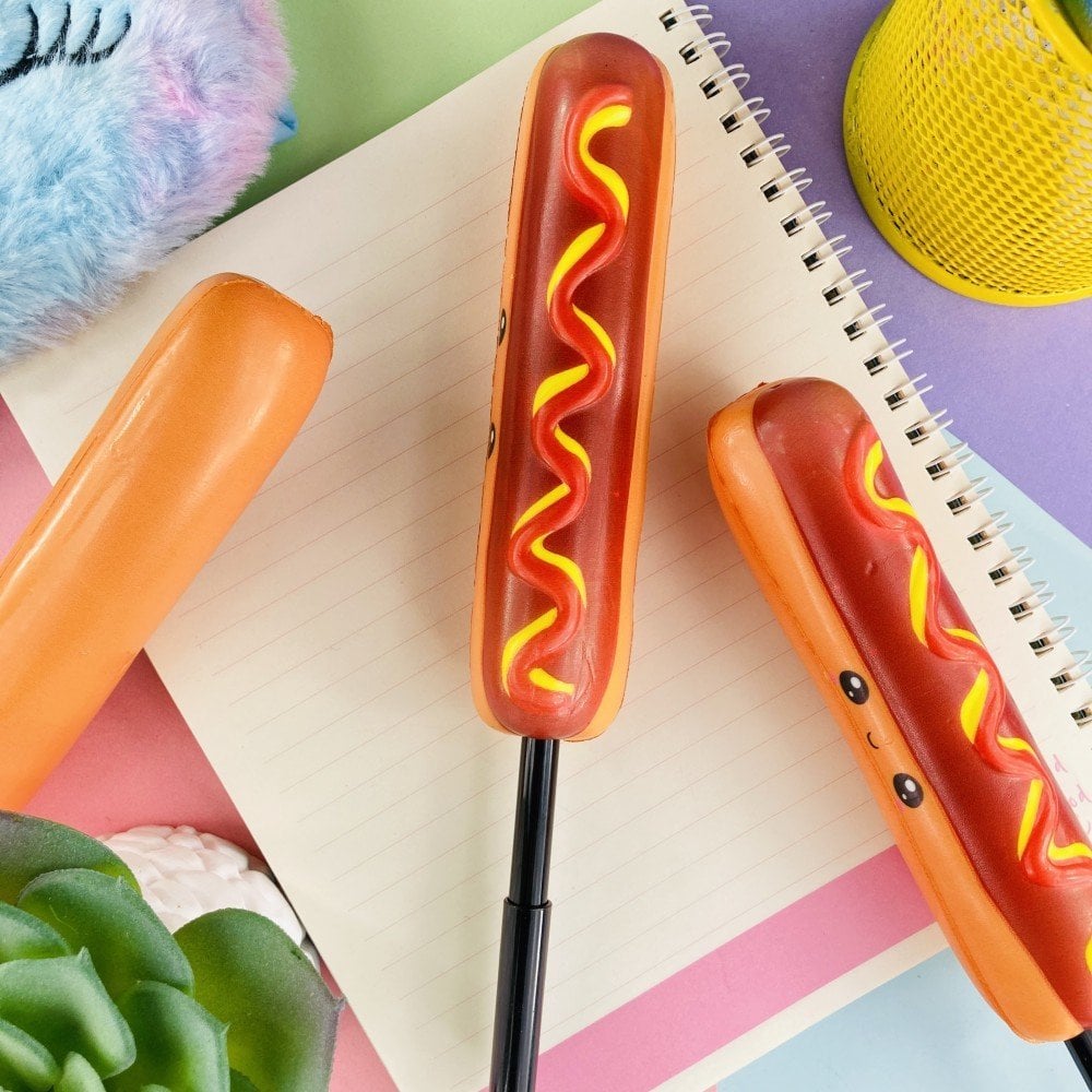 Squishy Jel Kalem Sosisli Hot Dog Sukuşi