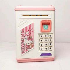 Sanrio Hello Kitty Kasa Şeklinde Elektronik Şifreli Atm Kasa Kumbara Ledli Müzikli