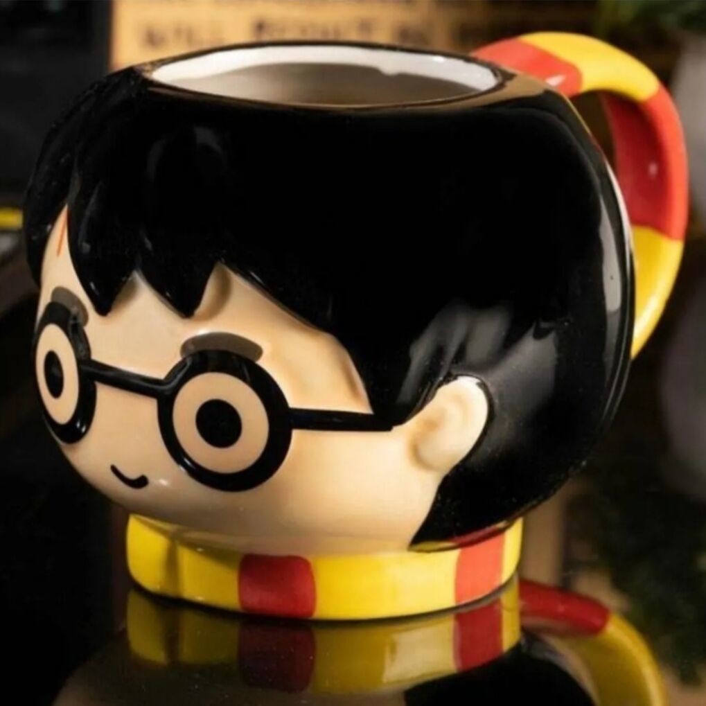 Harry Potter Figürlü 3D Porselen Kupa Mug Bardak Kahve Fincanı Büyük Boy