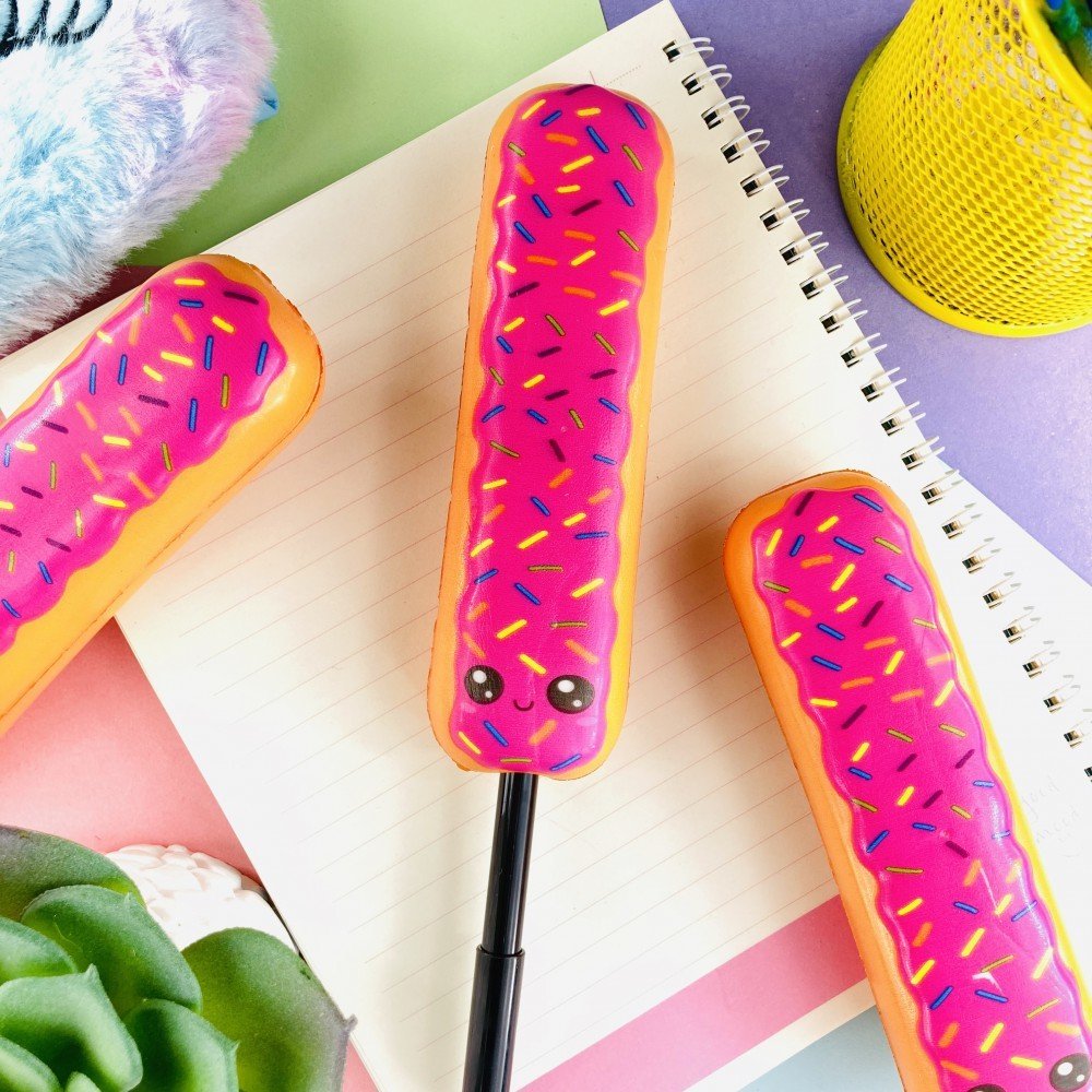 Squishy Jel Kalem Çilekli Kek Sukuşi