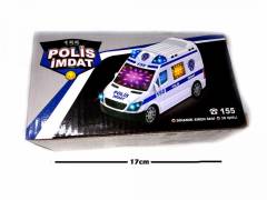 155 Polis İmdat 3D Işıklı Sesli Döner Polis Arabası