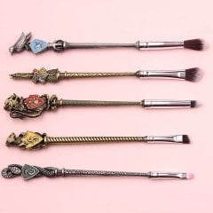 Harry Potter Sınıf Logolu Makyaj Fırça Seti Metal