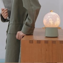 Yeşil Melek Projektör Müzik Kutusu Dönen Şarjlı Star Master Gece Lambası