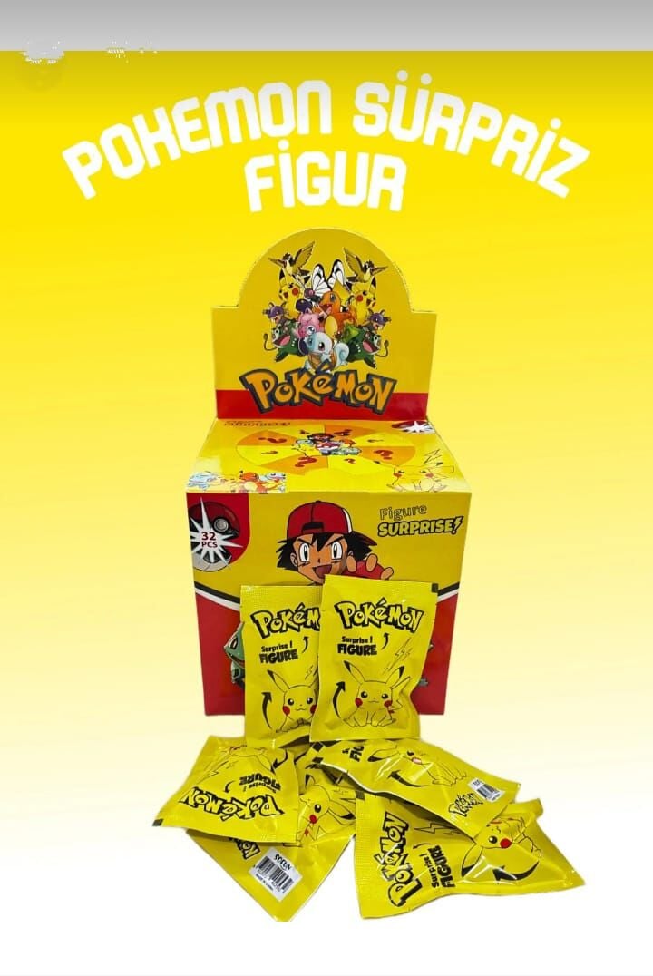Pokemon Pikachu Sürpriz Figür Paket Pikachu Sürpriz Paket 1 Adet