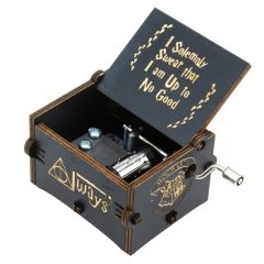 Harry Potter Always Müzik Kutusu Ahşap İşlemeli