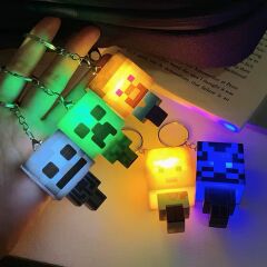 Minecraft Işıklı Anahtarlık