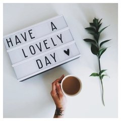 Işıklı Mesaj Panosu Lightbox A5 Led 96 Harf Sayı