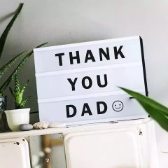 Işıklı Mesaj Panosu Lightbox A5 Led 96 Harf Sayı