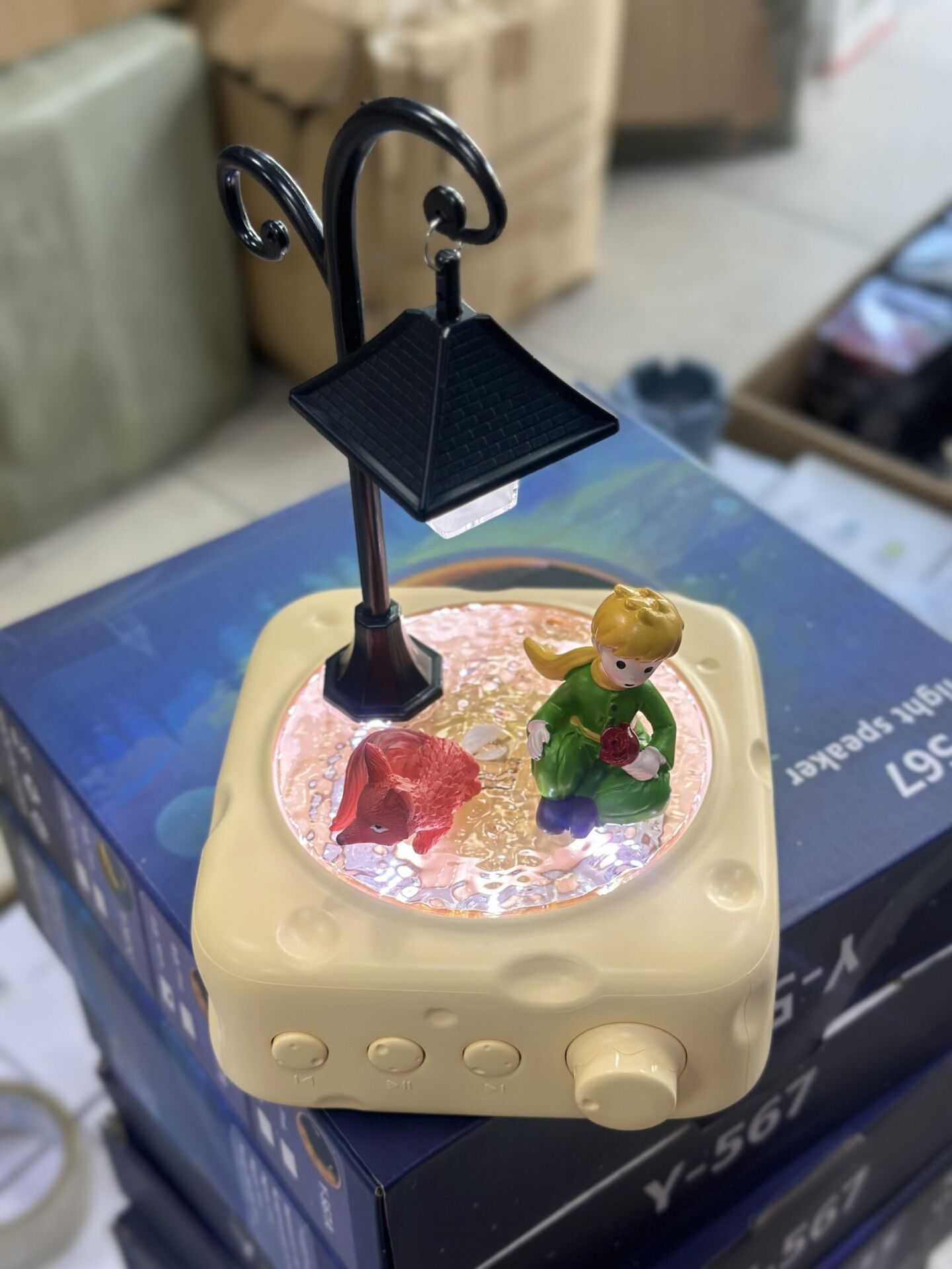 Küçük Prens Speaker Bluetood Tavana Yansıtmalı 2 figür ile