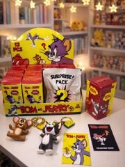 Tom ve Jerry Karakter Sürpriz Paket Anahtarlık Figür 1 Adet