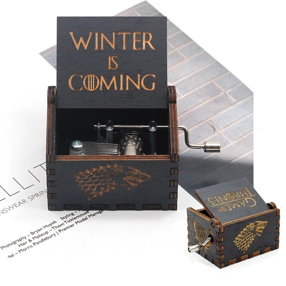 Game of Thrones Ahşap Çevirmeli Müzik Kutusu