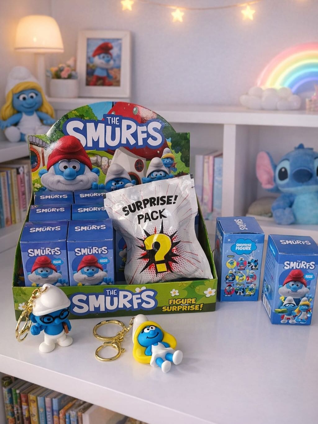 Şirinler The Smurfs Karakter Sürpriz Paket Anahtarlık Figür 1 Adet