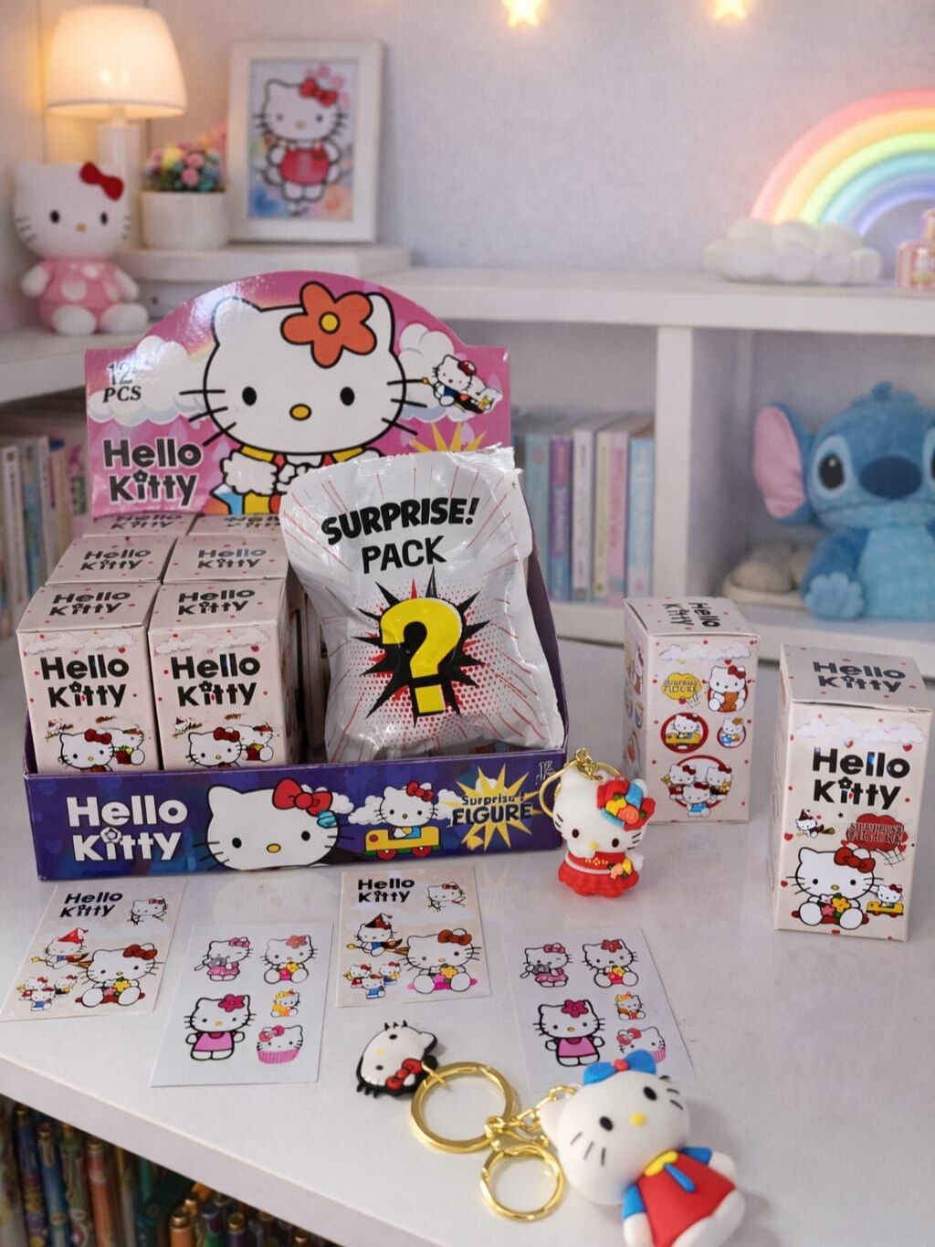 Sanrio Hello Kitty Karakter Sürpriz Paket Anahtarlık Figür 1 Adet