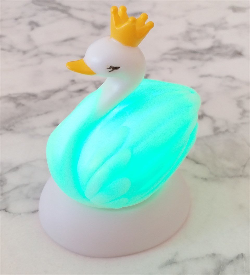 Sevimli Mini Kuğu Lamba Renk Değiştiren