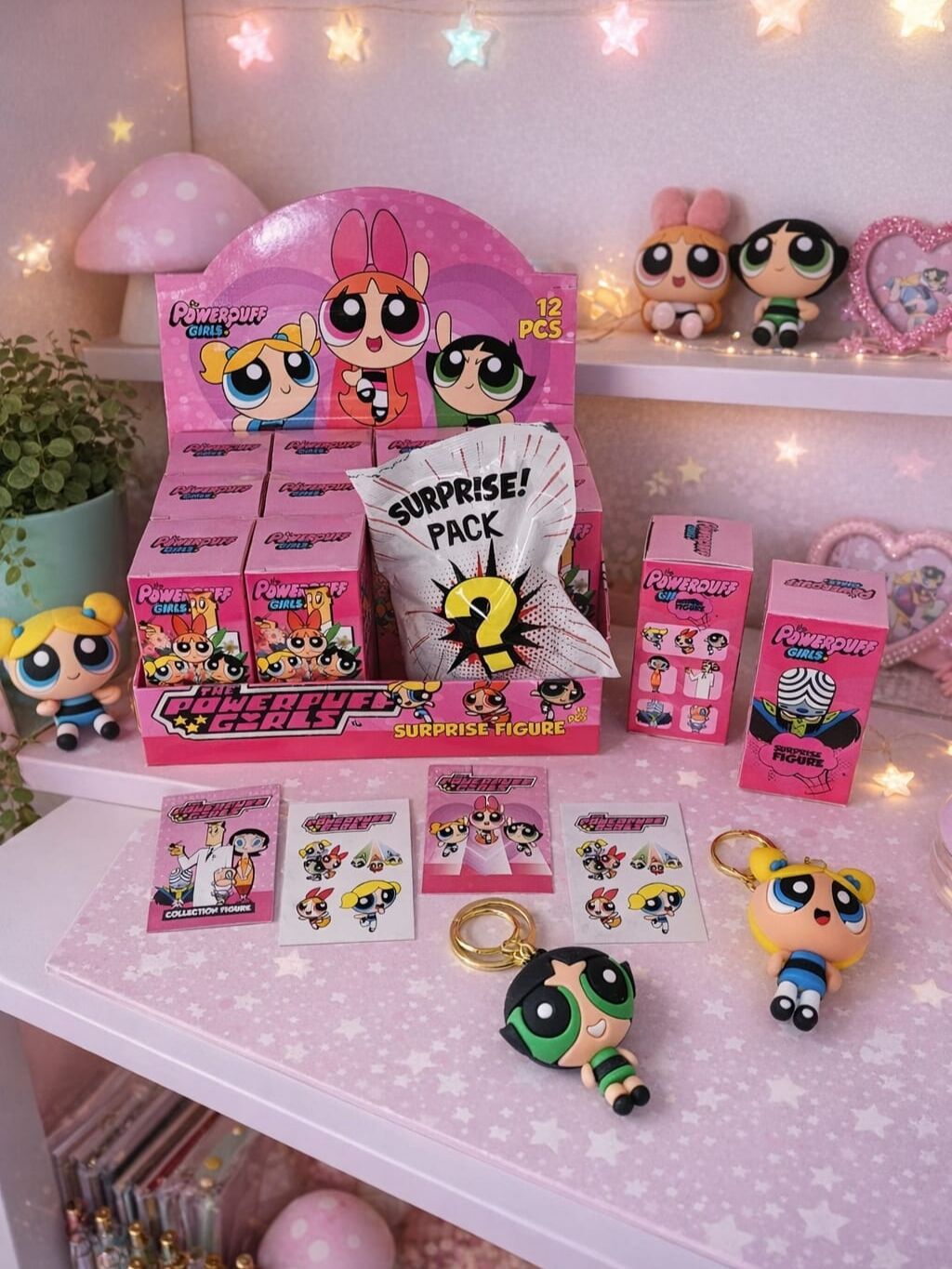 Powerpuff Girls Karakter Sürpriz Paket Anahtarlık Figür 1 Adet