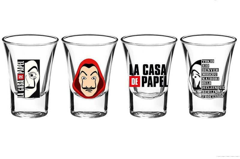 La Casa De Papel 4'lü Shot Set