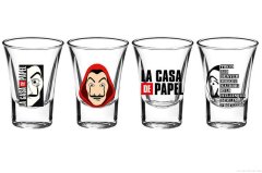 La Casa De Papel 4'lü Shot Set