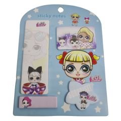 4'lü Lol Surprise Post-it Yapışkanlı Kağıt Notluk