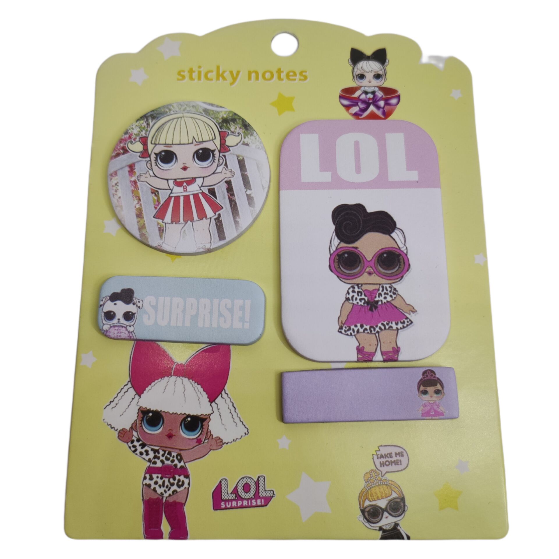 4'lü Lol Surprise Post-it Yapışkanlı Kağıt Notluk