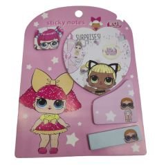 4'lü Lol Surprise Post-it Yapışkanlı Kağıt Notluk