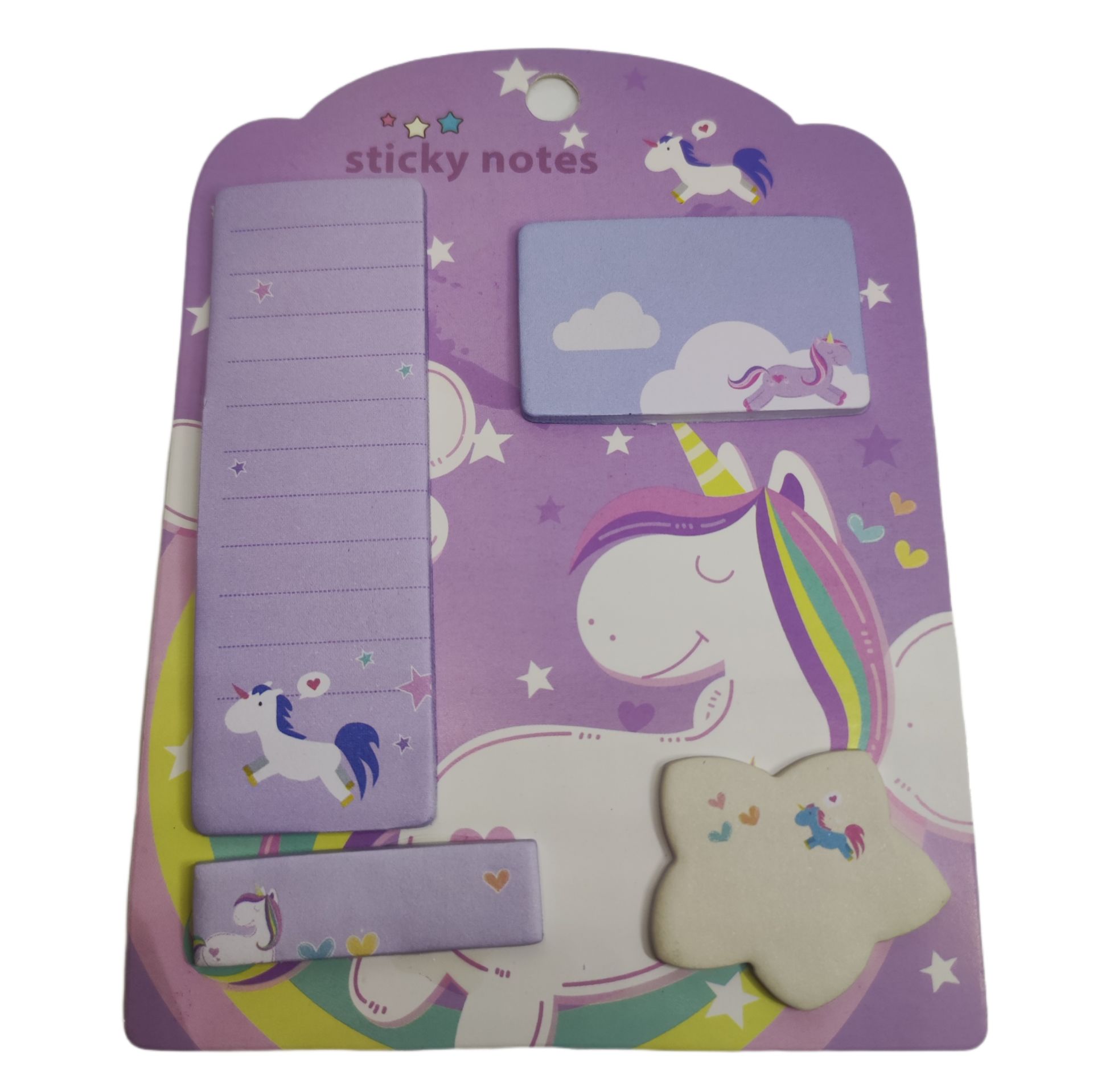4'lü Unicorn Post-it Yapışkanlı Kağıt Notluk