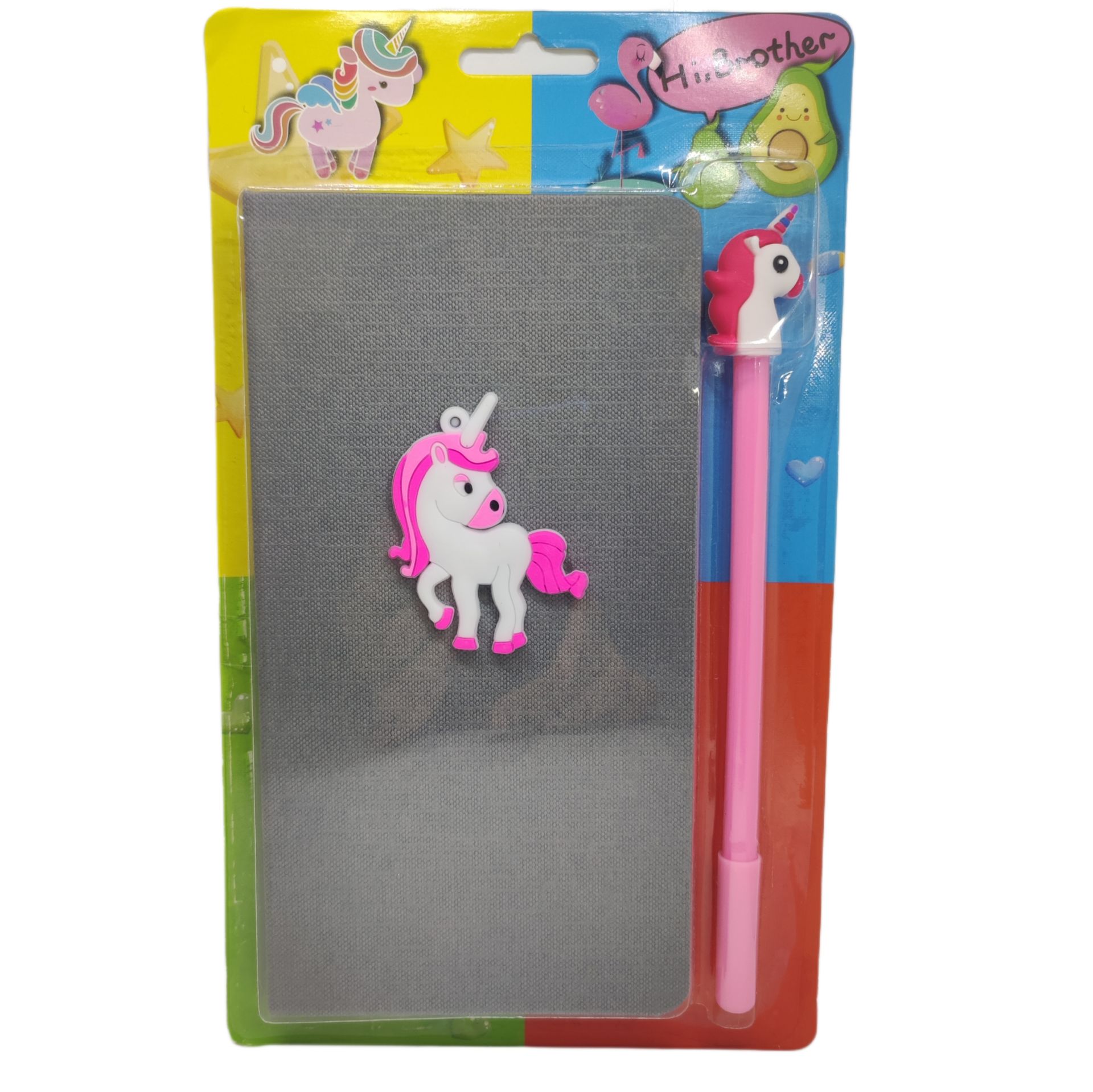 Renkli Unicorn Temalı Defter Kalem Seti