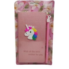 Renkli Unicorn Temalı Defter Kalem Seti