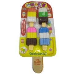 Dondurma 4'lü Silgi Seti