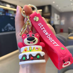 Sevimli Ayı Lotso Lüx Anahtarlık Çanta Aksesuarı Süsü 1 Adet