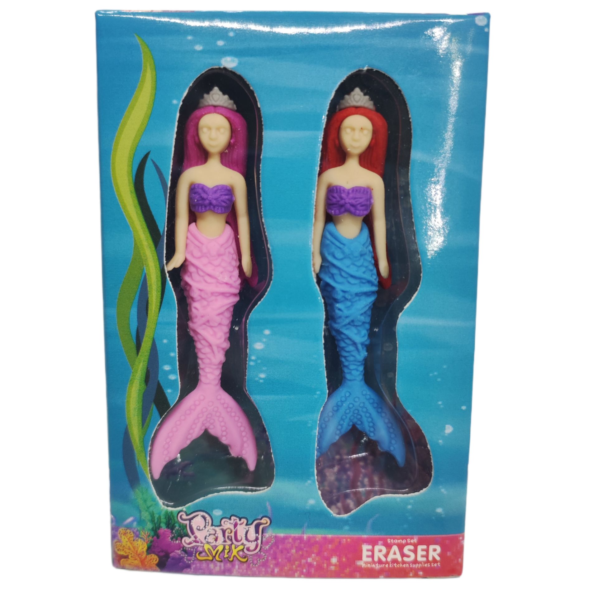 2'li Deniz Kızı Silgi Seti