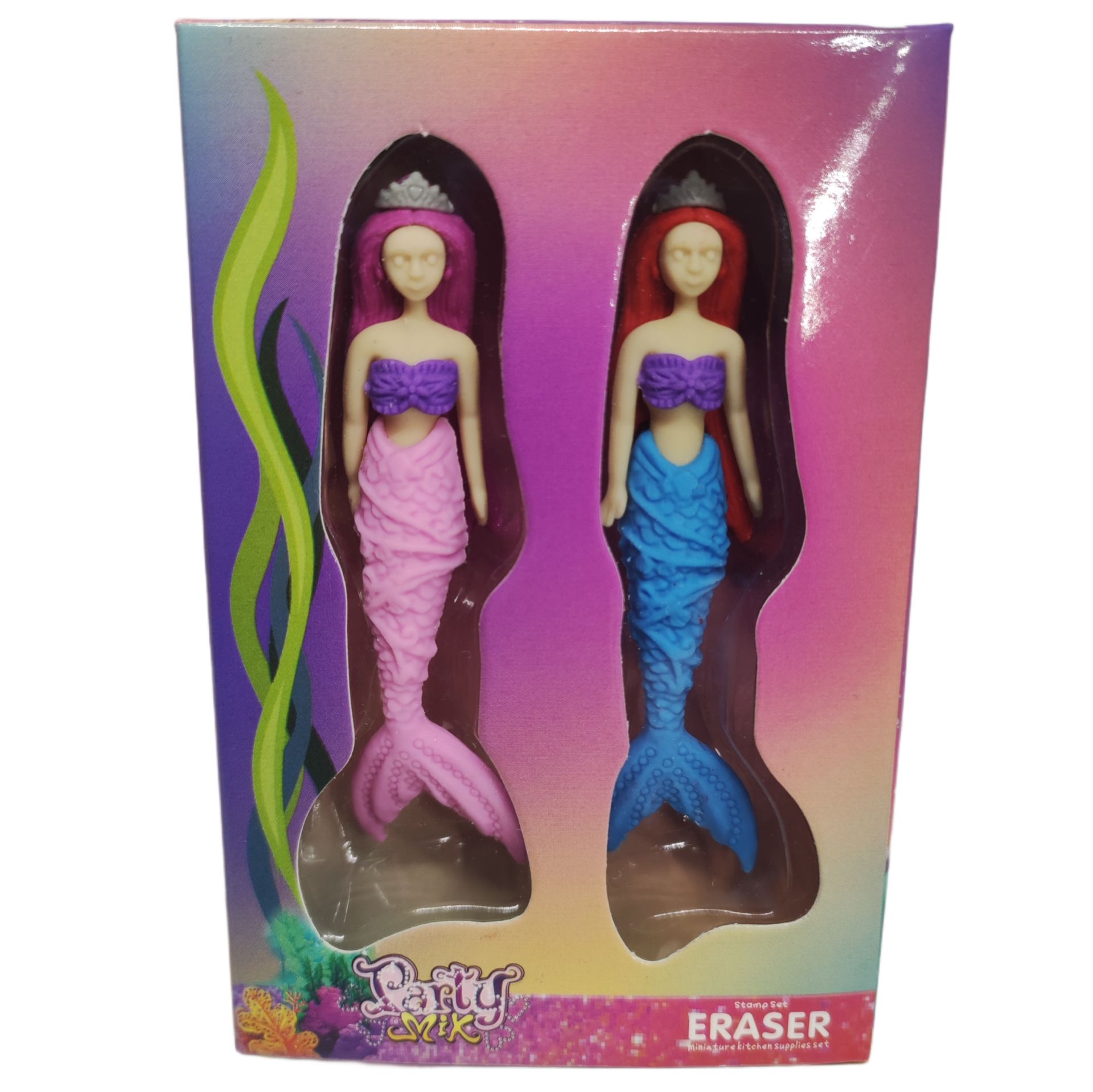 2'li Deniz Kızı Silgi Seti