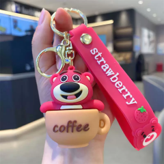 Sevimli Ayı Lotso Lüx Anahtarlık Çanta Aksesuarı Süsü 1 Adet