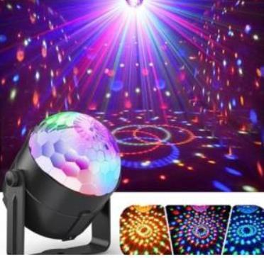 Müziğe Duyarlı RGB Led Disko Topu Kumandalı