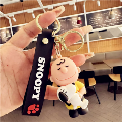 Snoopy Karakter Lüx Anahtarlık Çanta Aksesuarı Süsü 1 Adet