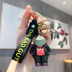 The Bad Guys Karakter Figür Lüx Anahtarlık Çanta Aksesuarı Süsü 1 Adet