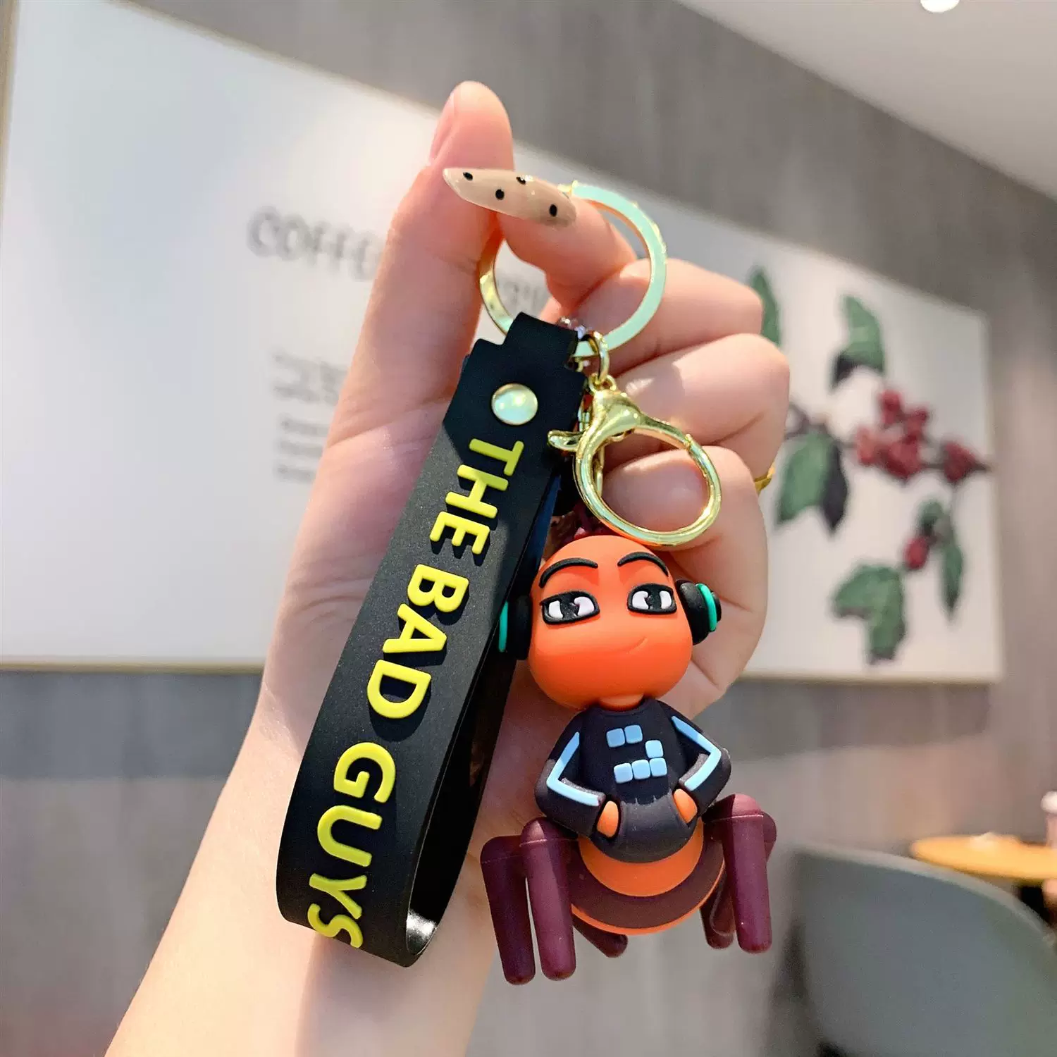 The Bad Guys Karakter Figür Lüx Anahtarlık Çanta Aksesuarı Süsü 1 Adet