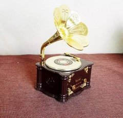 Nostaljik Müzik Kutusu Gramofon