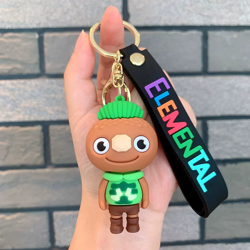 Elemental Karakter Figür Lüx Anahtarlık Çanta Aksesuarı Süsü 1 Adet