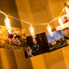 Led Işıklı Fotoğraf Albüm Mandalları 10 lu 2 Metre