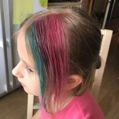 Renkli Saç Tebeşiri 12 Adet